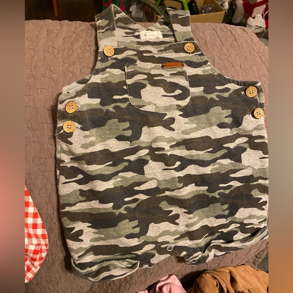 Camo Mudpie Romper - 18M